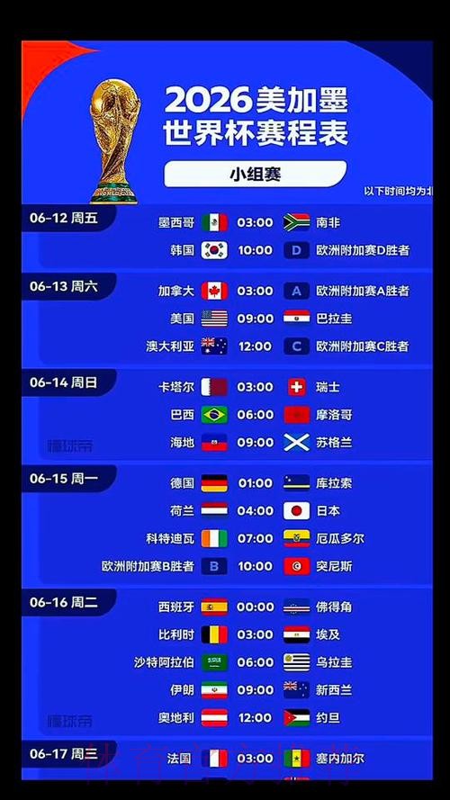 2026世界杯西班牙哈兰德比赛时间深度解读